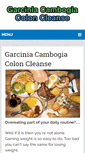 Mobile Screenshot of garciniacambogiacoloncleanse.com